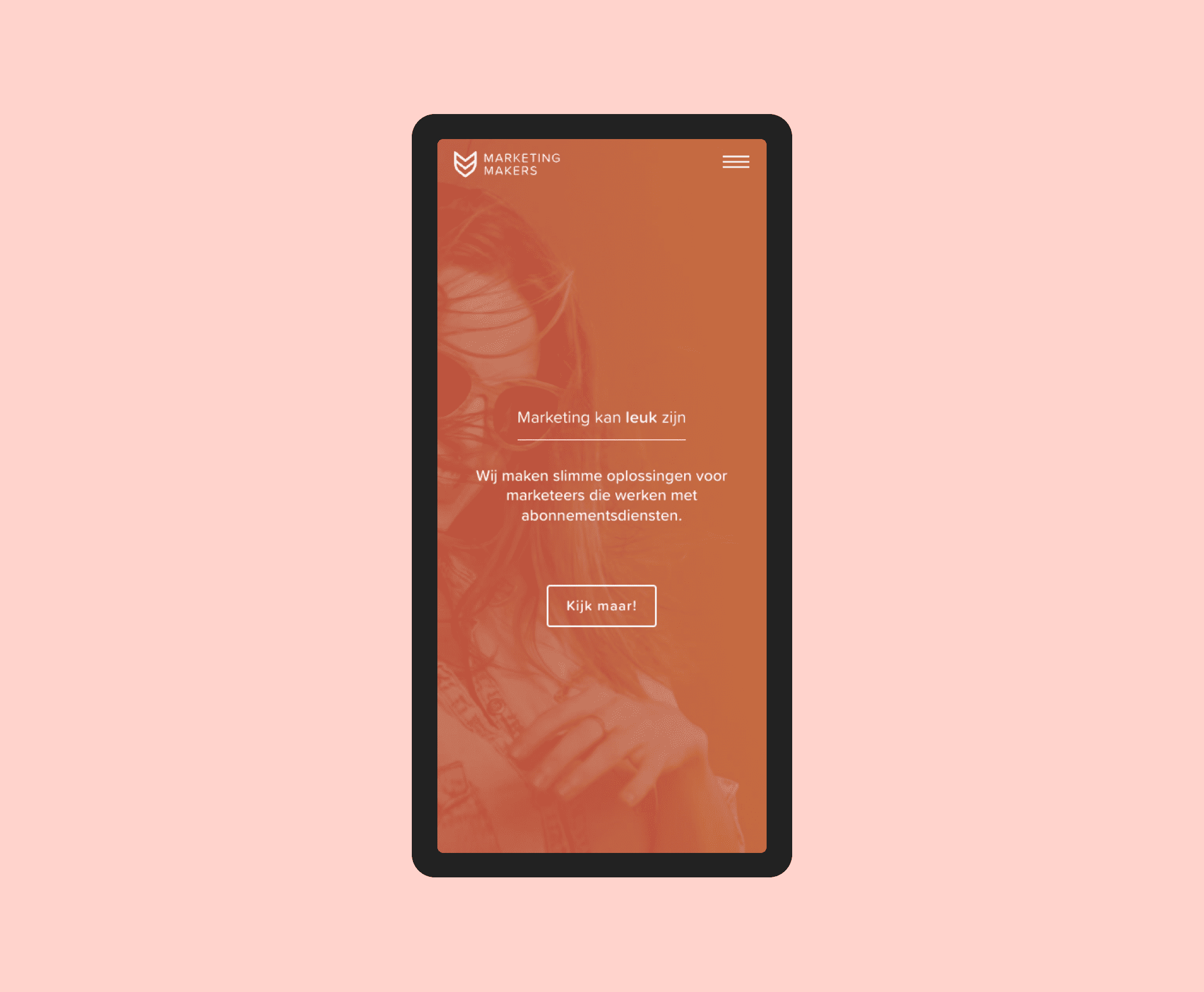 Marketing Makers webdesign - Freelance UX/UI Designer and Lead Amsterdam