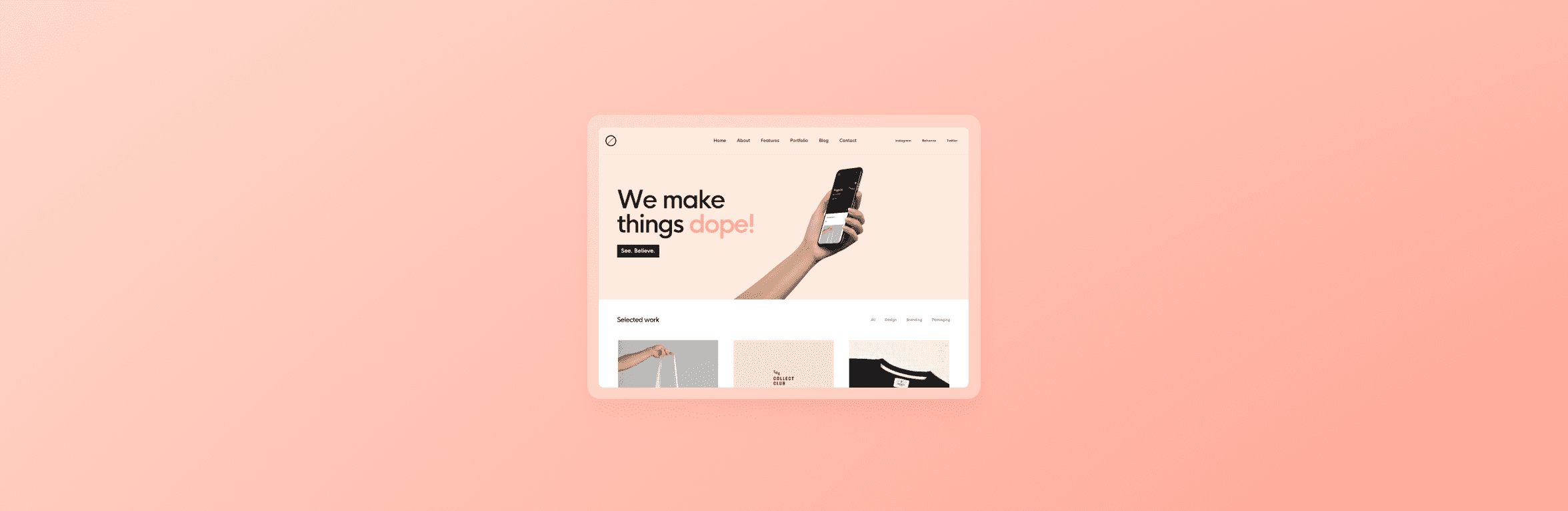 Nevo Website Template - Freelance UX/UI Designer Amsterdam