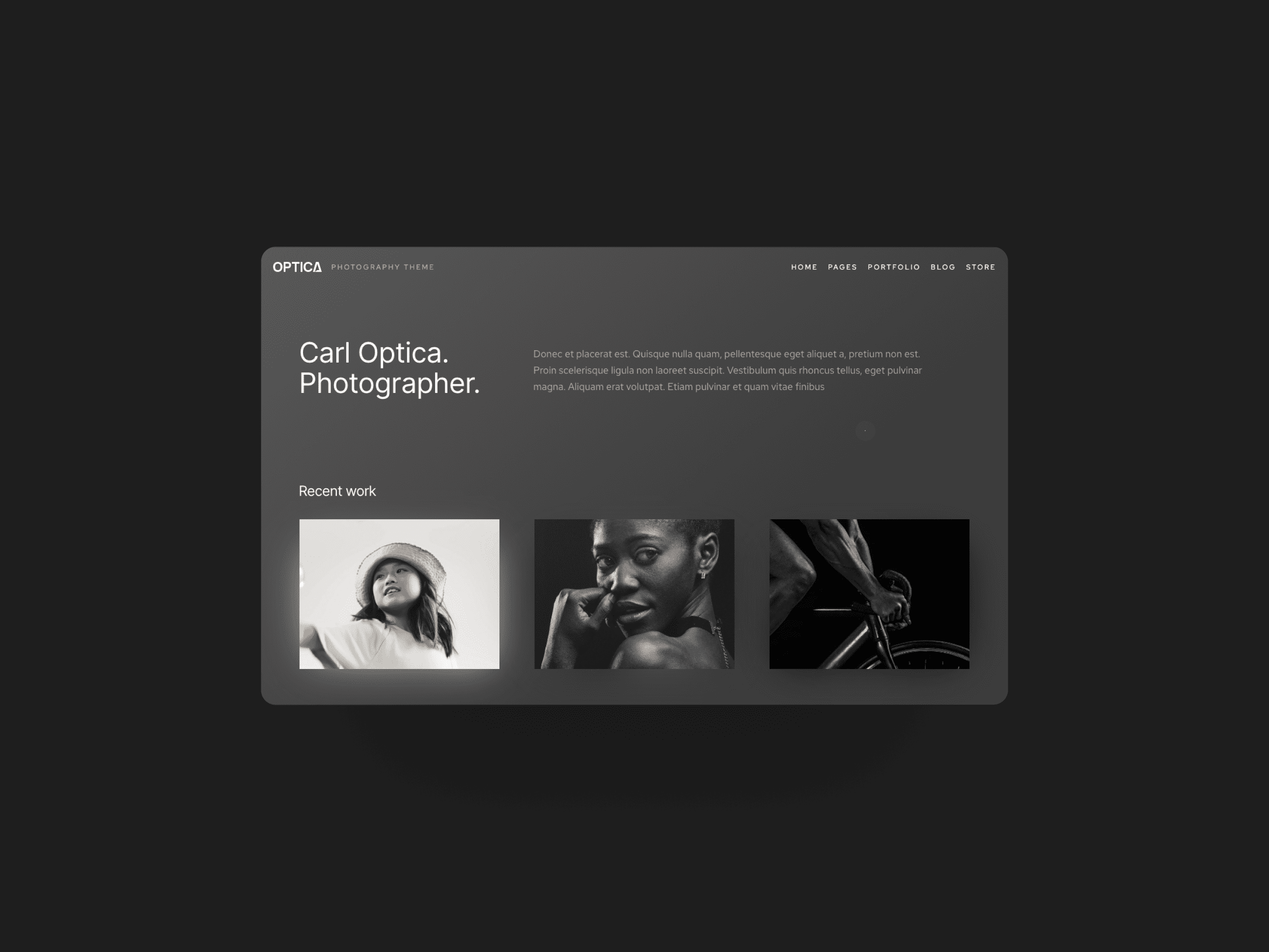 Optica WordPress Theme - Freelance UX/UI Designer Amsterdam